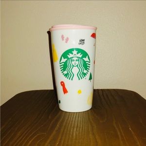 BRAND NEW Starbucks Ban.Do Sweater Weather Ceramic Tumbler